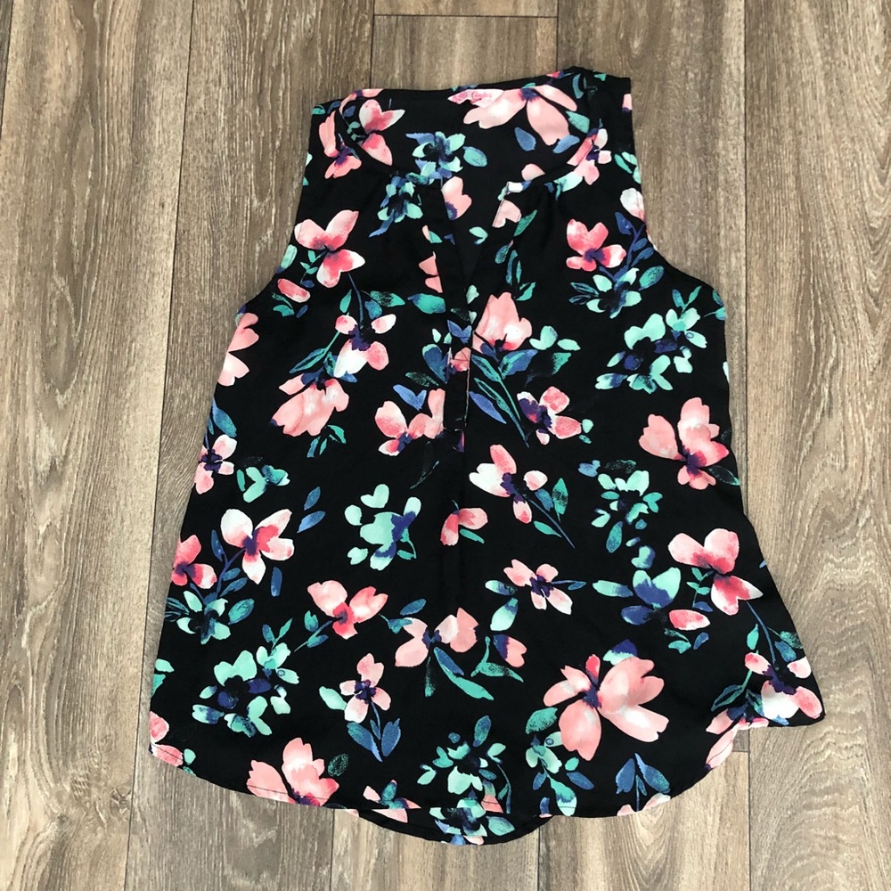 Floral Tank Top Blouse
